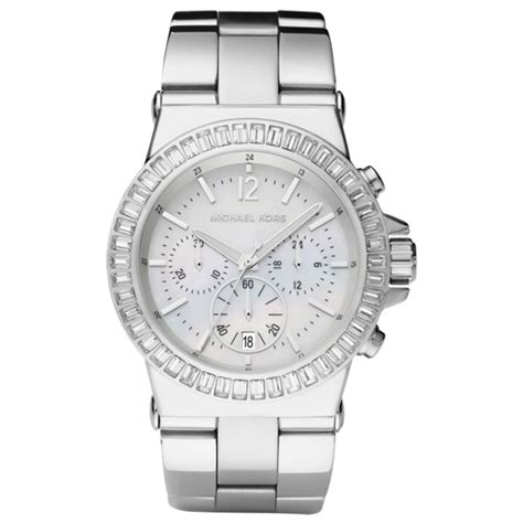 michael kors dylan glitz watch silver|michael kors womens mk5411 dylan glitz chronograph watch.